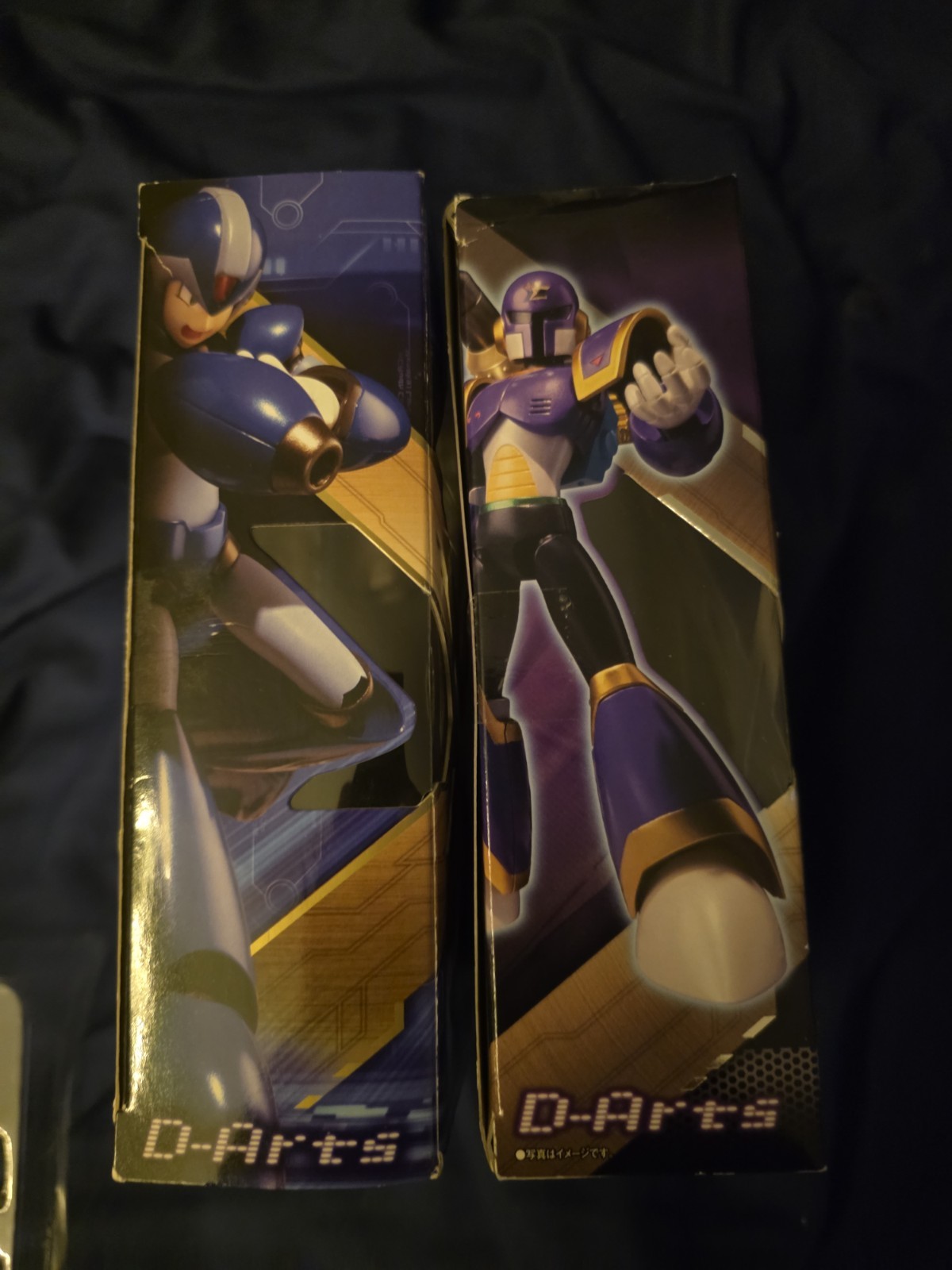 Bandai D-Arts Mega Man X & Vile Action Figure Lot 2 w/ Boxes, Hands, Cannon