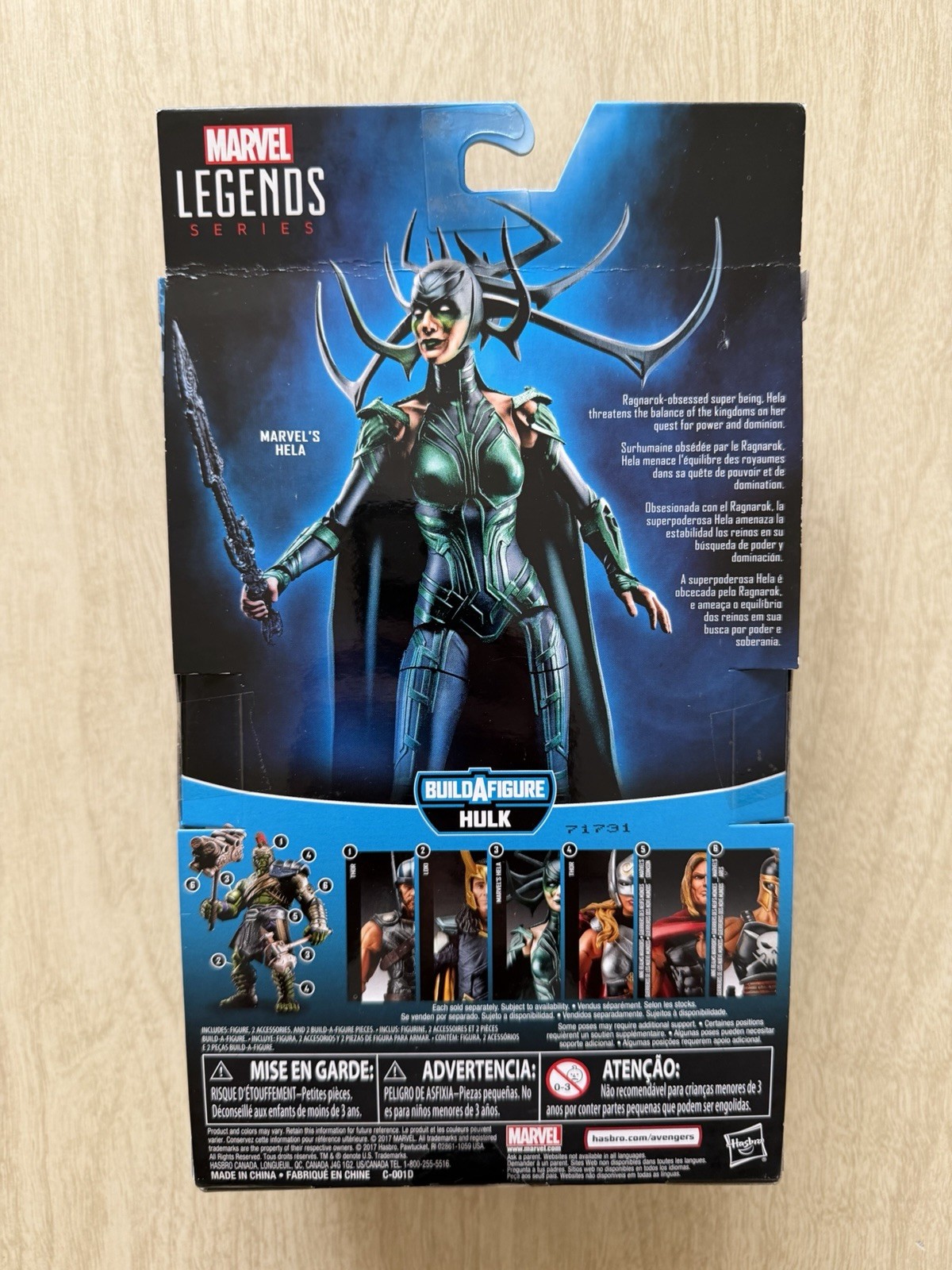 Marvel Legends Hela Thor Ragnarok Gladiator Hulk Baf Series New Sealed