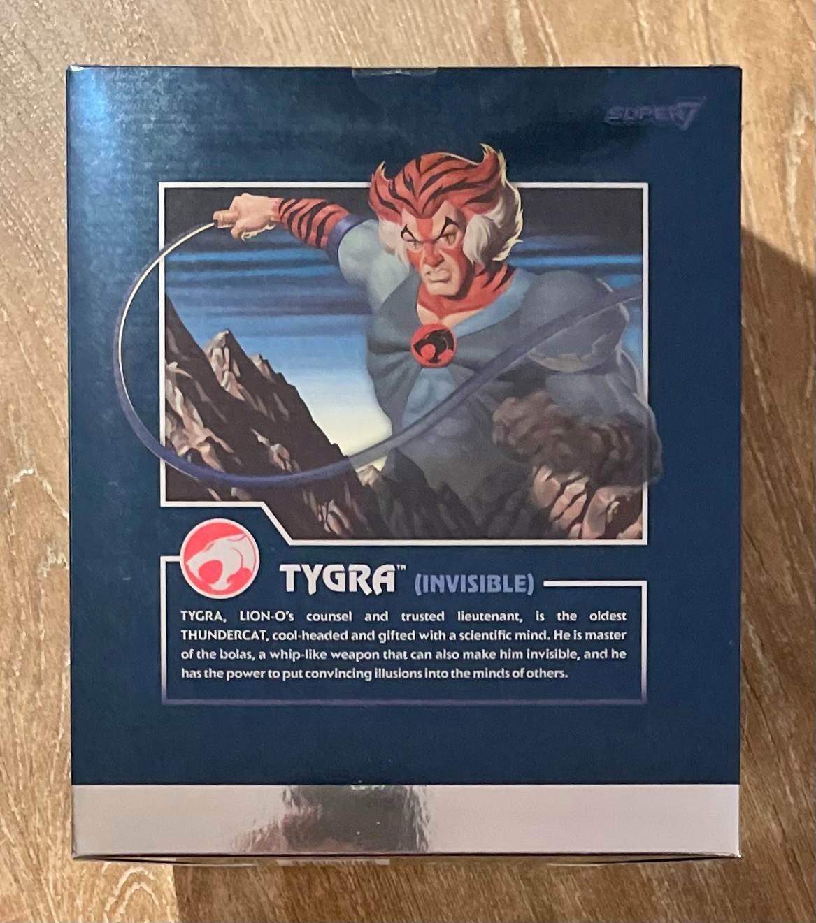 Super7 Thundercats ULTIMATES Tygra Invisible Figure NEW w/Mailer BBTS Exclusive