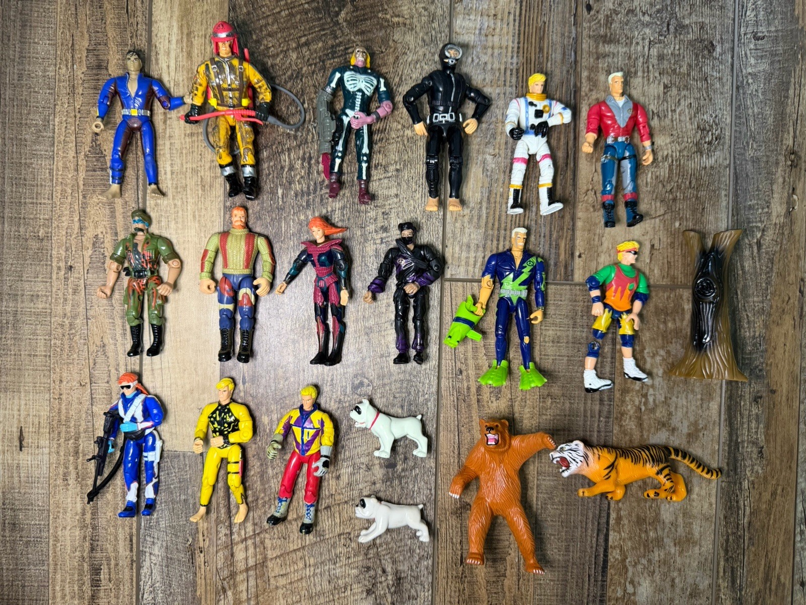 Vintage Jonny Quest Action Figure Lot 20pc Galoob Hanna-Barbera Figures