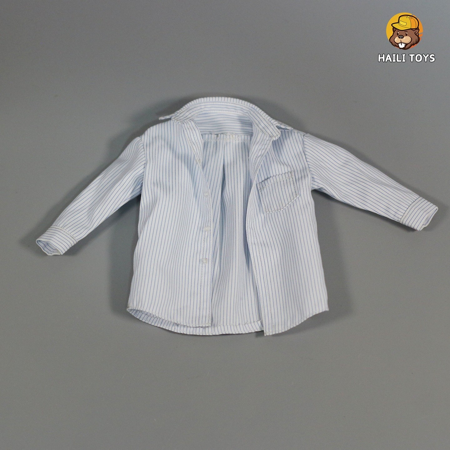 HAILI TOYS 1/6 Striped Cardigan Shirt Model Fit 12 » Female Girl Action Figure