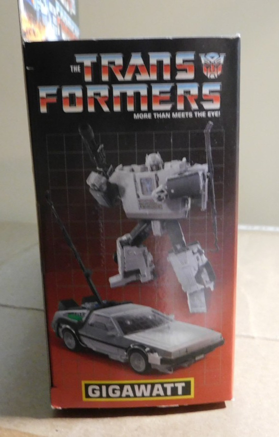 Transformers Back to the Future Mash-Up Delorean Gigawatt 35th Edition Sealed