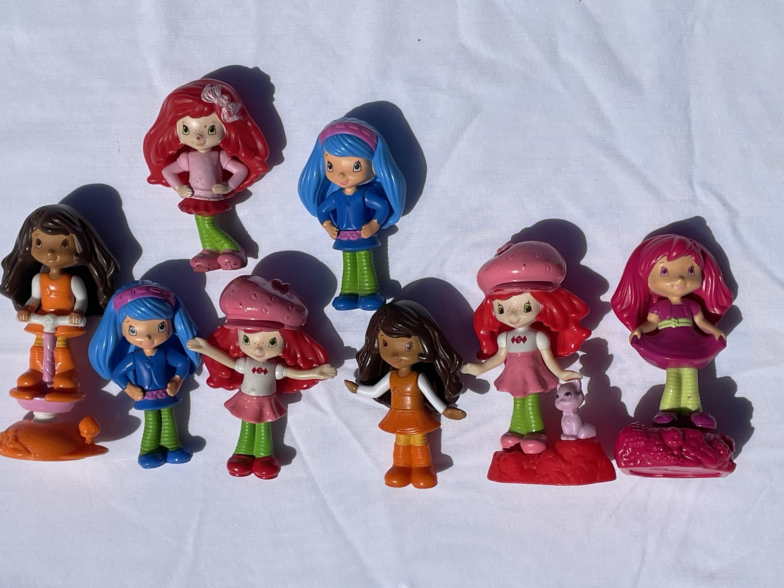 Strawberry Shortcake & Friends McDonald&rsquo;s Happy Meal Toys Lot 2010 2011 Set of 8