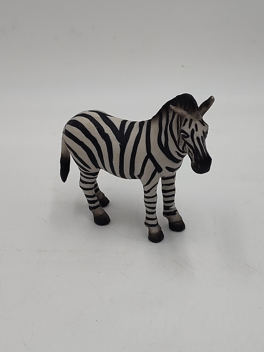 Vintage 1998 Schleich Zebra Toy Figure Play Zoo 3.25”