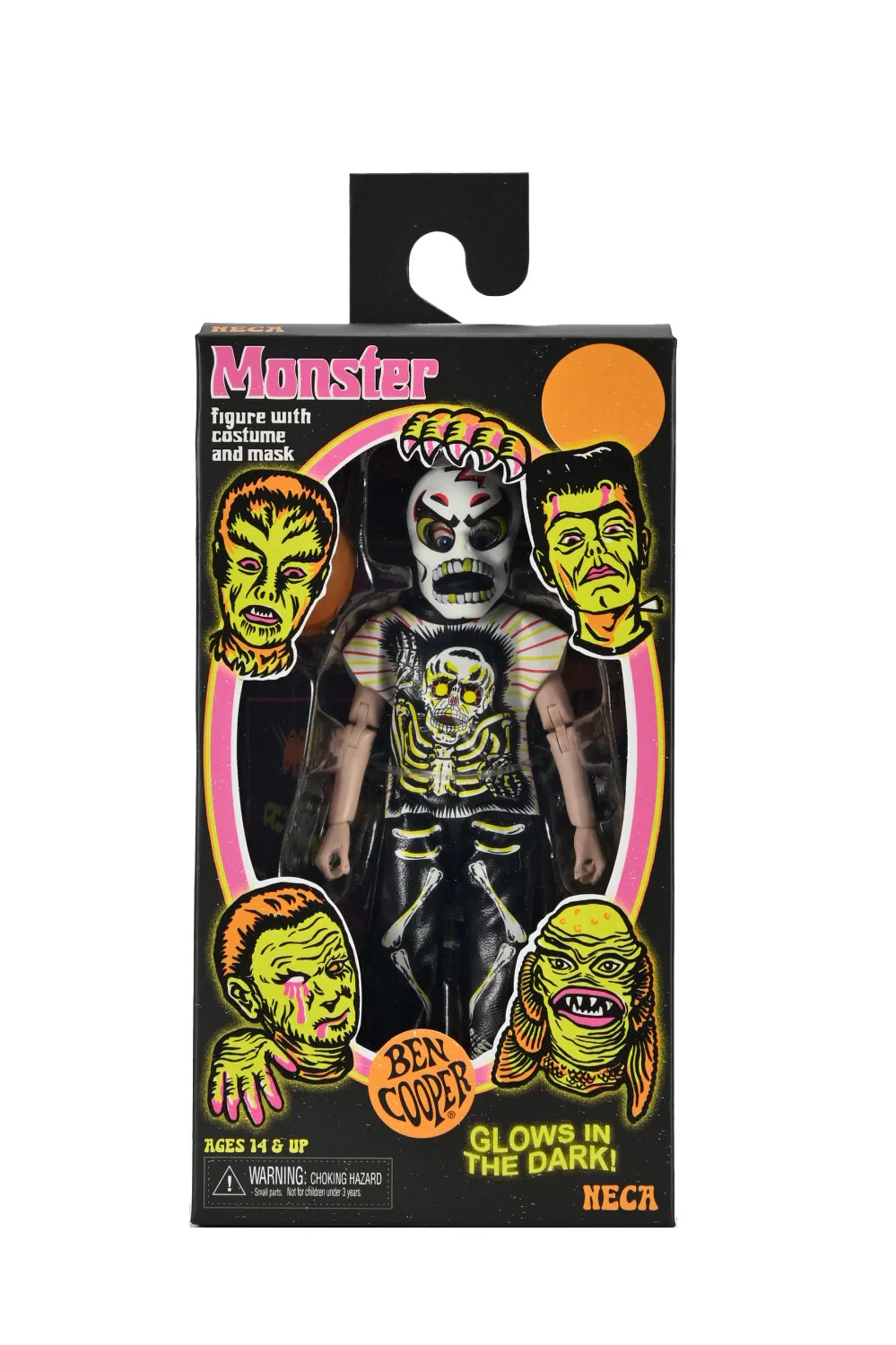 NECA NYCC 2024 Ben Cooper 6&Prime; Skeleton Girl Costume Collection Glow in the Dark