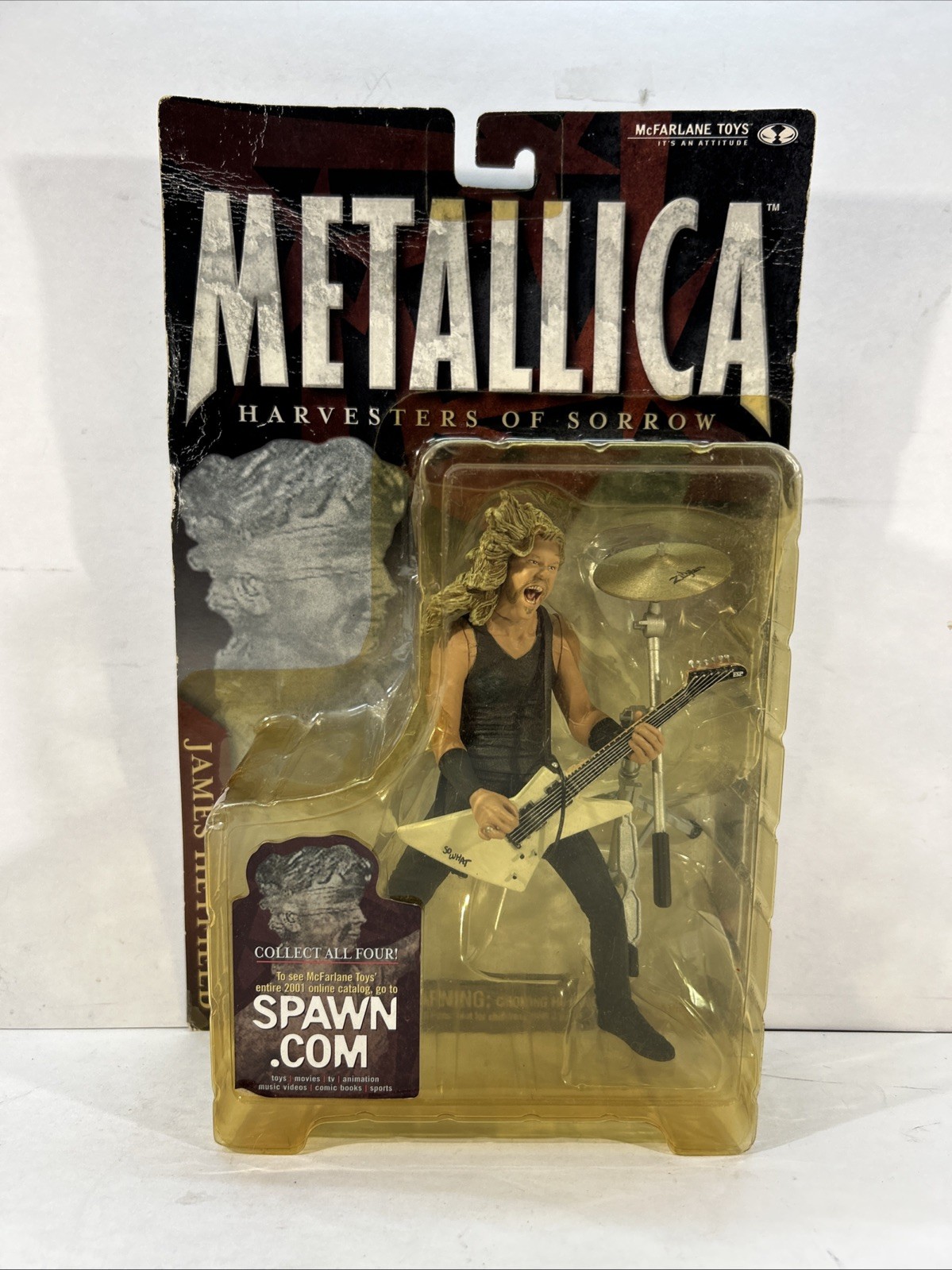McFarlane Toys Metallica James Hettfield Harvesters Of Sorrow 2001