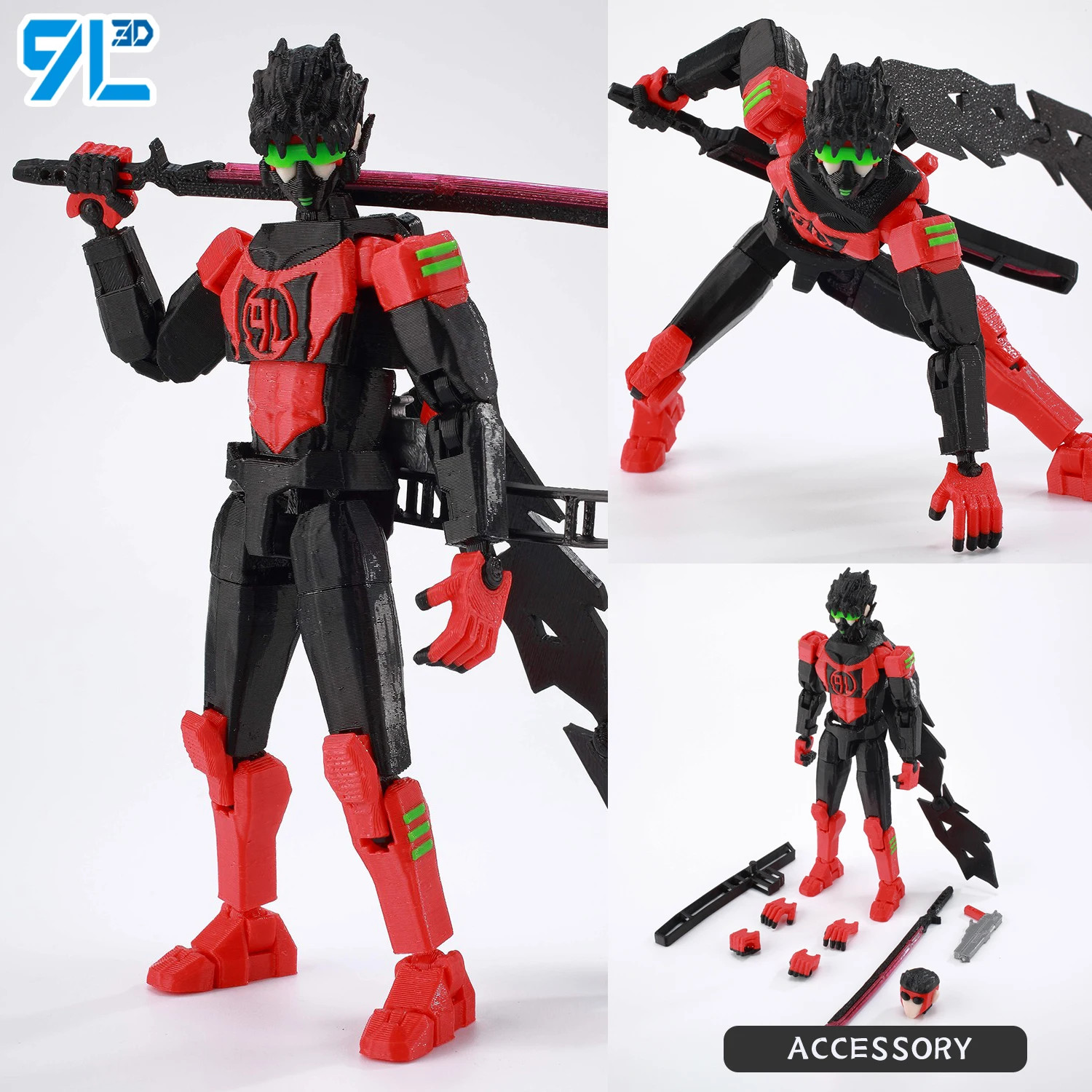 9L3D Lucky13 Invincible Tech Jacker 1/12 Action Figure T13 NEW