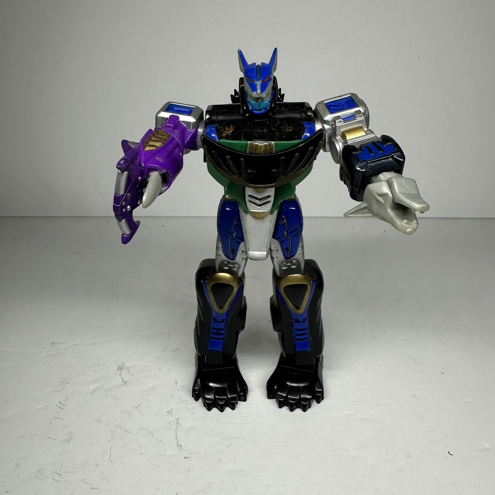 Power Rangers Wild Force Predazord 5.5in. Figure Bandai 2001 – Incomplete