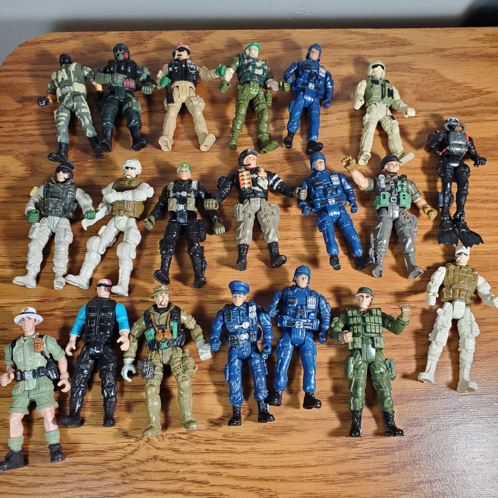 Chap Mei Soldier Military Lot 20 Action Figures Army Special Forces Various Toys