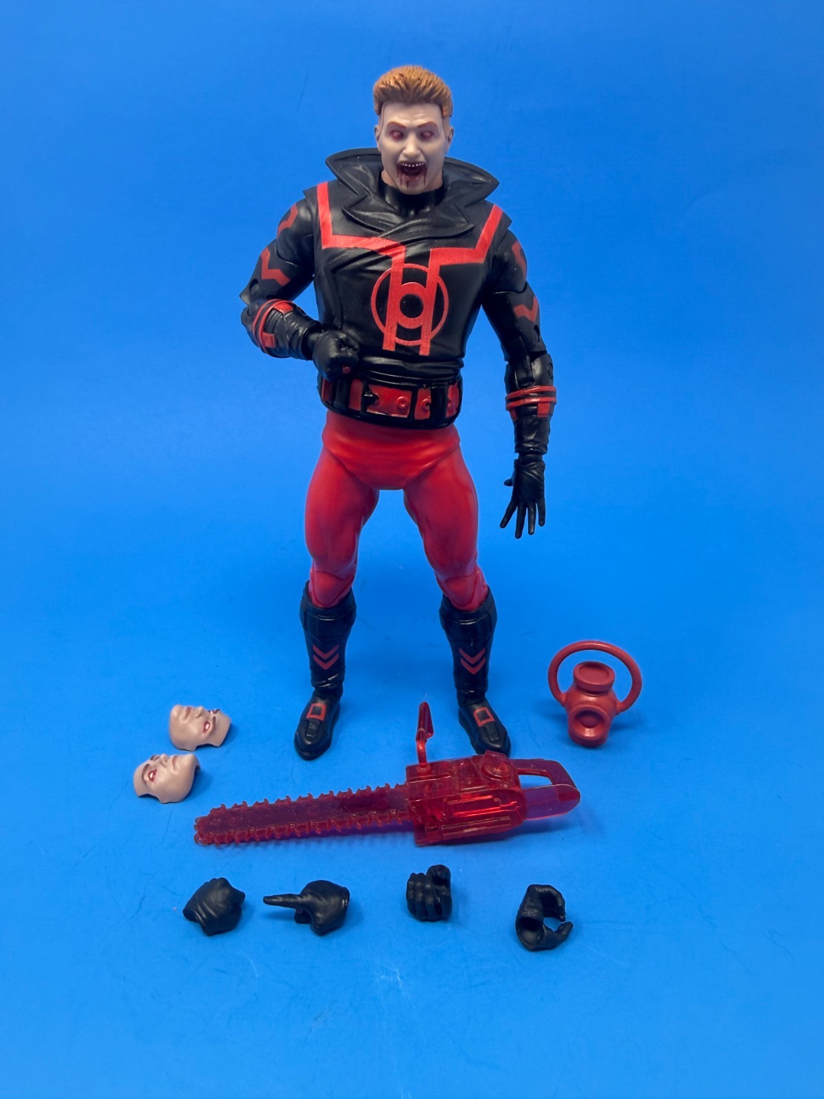 Mcfarlane DC Multiverse Series Red Lantern Guy Gardner Action Figure (R)