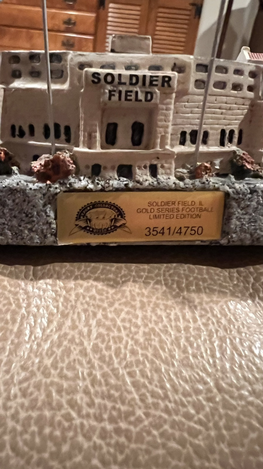Soldier Field Gold Series Foot tall Stadium