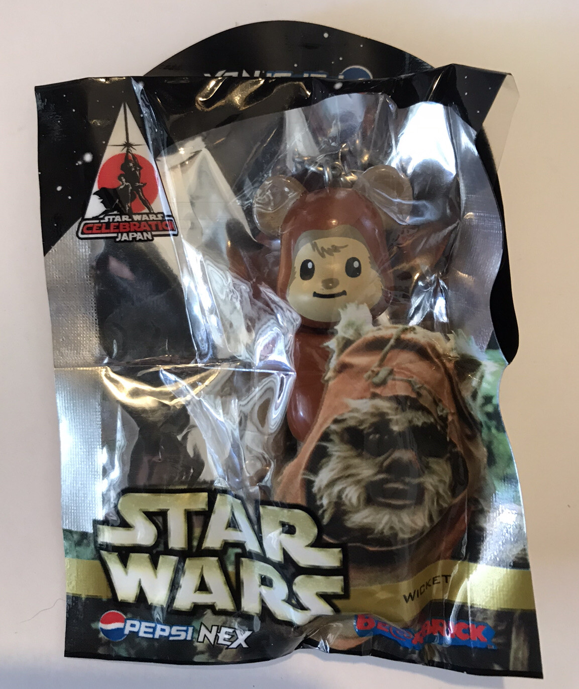 Medicom Star Wars Celebration Japan Pepsi Be@rbrick WICKET Key Chain