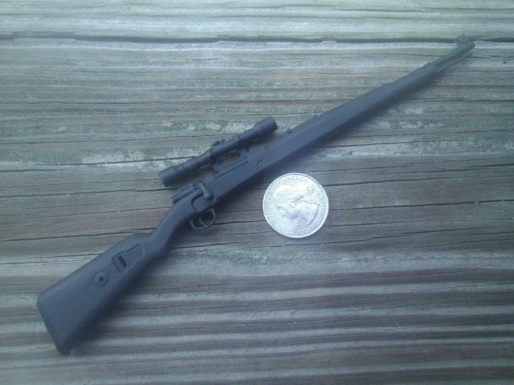 LH08 1/6 Homemade WWII German Rifle Model Karbiner 98 w/Dialytan 4x Scope