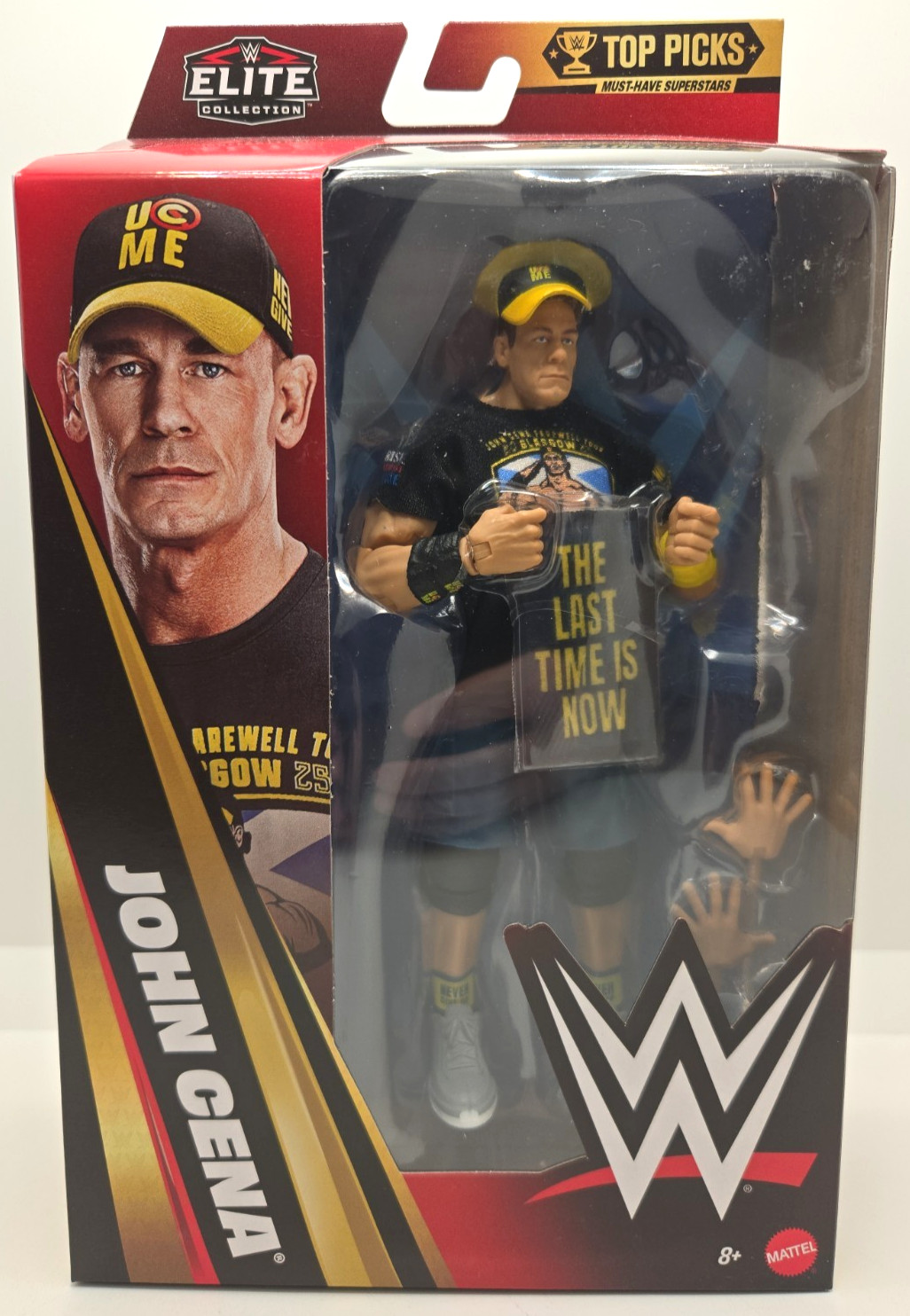 WWE Elite Top Picks 2026 John Cena 6&Prime; Figure The Last Time is Now Shirt Figure