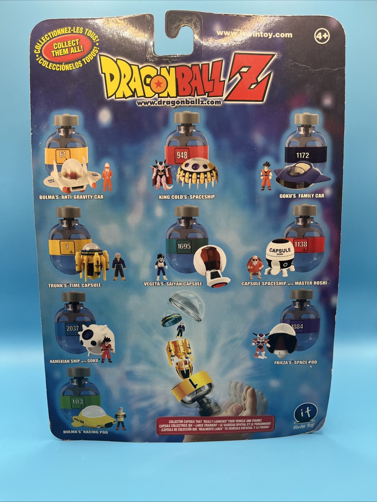 Dragonball Z King Cold`s Spaceship Space Shuttle Die Cast *RARE* Funimation