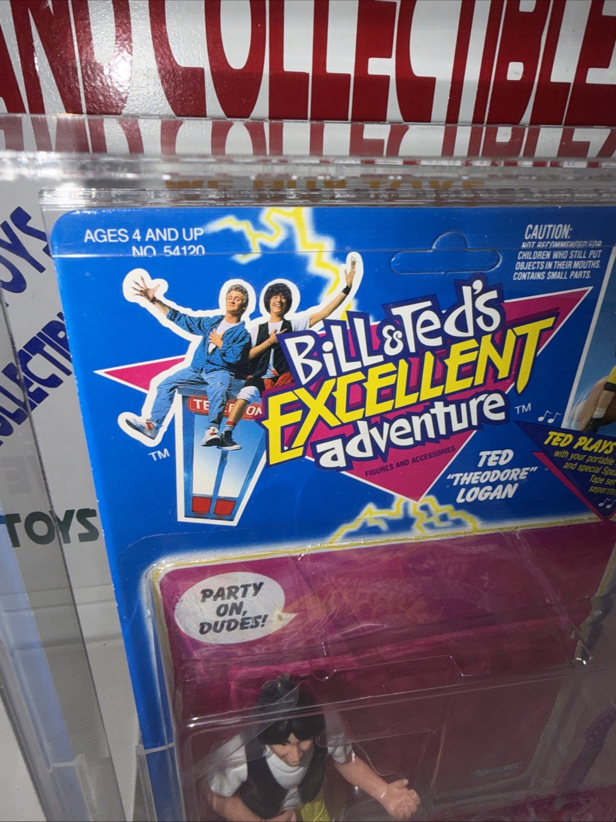 Ted “Theodore” Logan Bill & Ted’s Excellent Adventure Kenner 1991 AFA 85 Graded