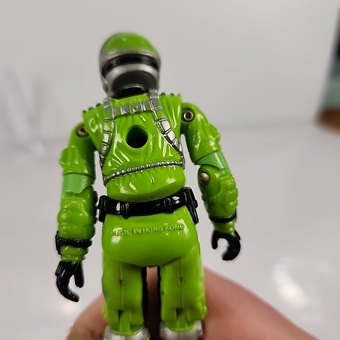 Vintage GI Joe 1986 SCI-FI Laser Trooper Neon Green V1 ARAH Action Figure