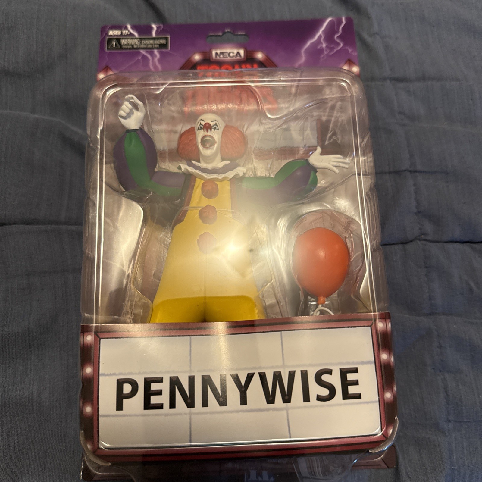 IT PENNYWISE NECA TOONY TERRORS ACTION FIGURE SEALED PACKAGE NEW