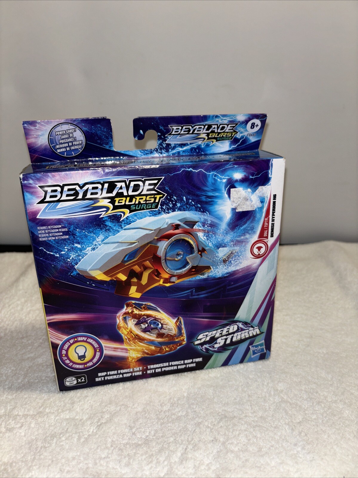 Beyblade Burst Surge Speedstorm Rip Fire Force Set With Demise Hyperion H6