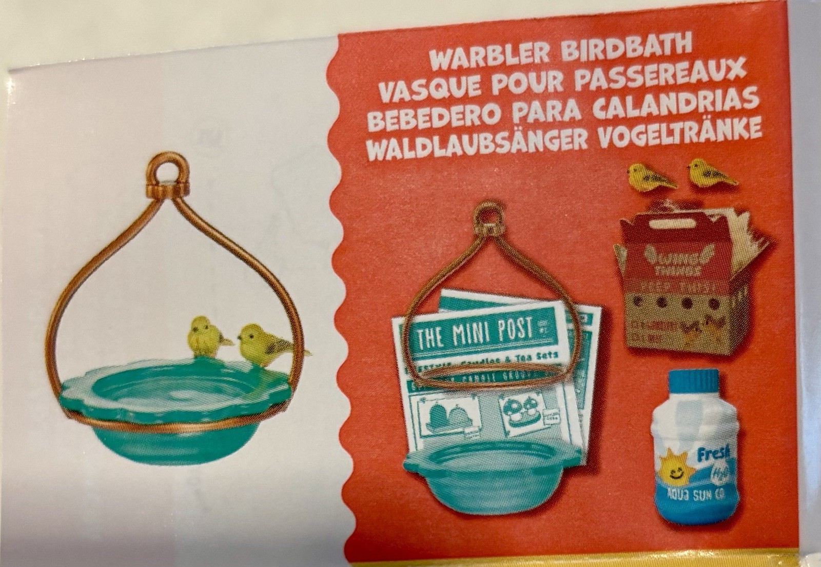 Warbler birdbath Mini Verse Make It Lifestyle Home s1 no ball