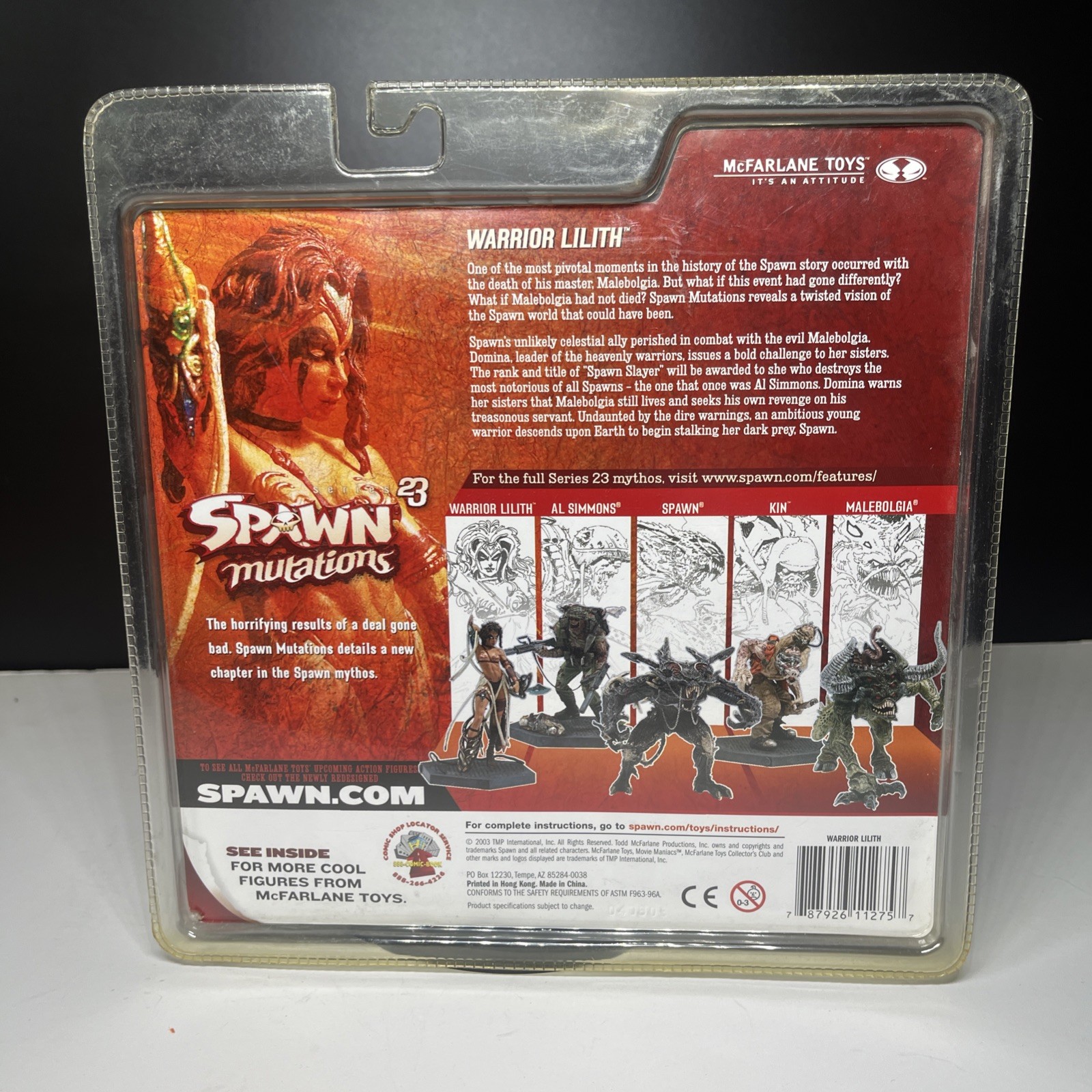2003 Spawn Mutations Series 23 Female Warrior Lilith McFarlane Toys 🔥🔥🔥
