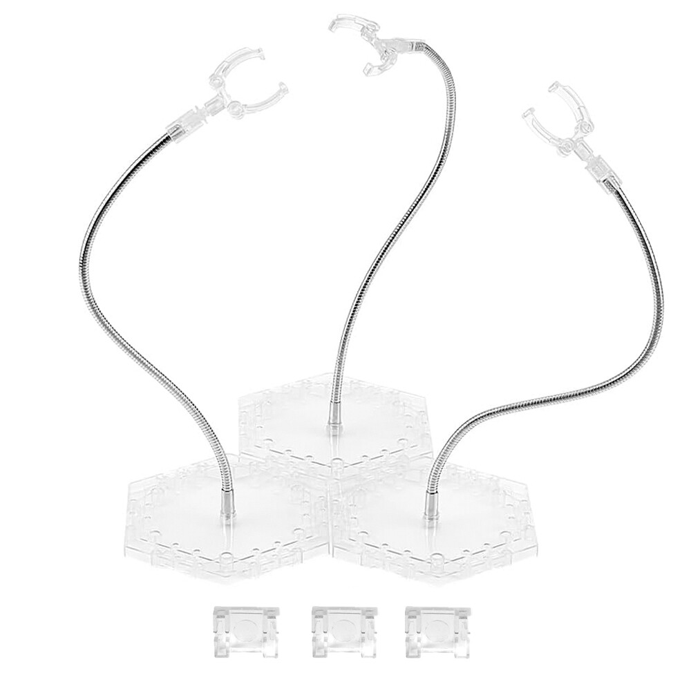 4 Pc Metal Support Arm Display Stand For Hobby Action Base Gundam Model