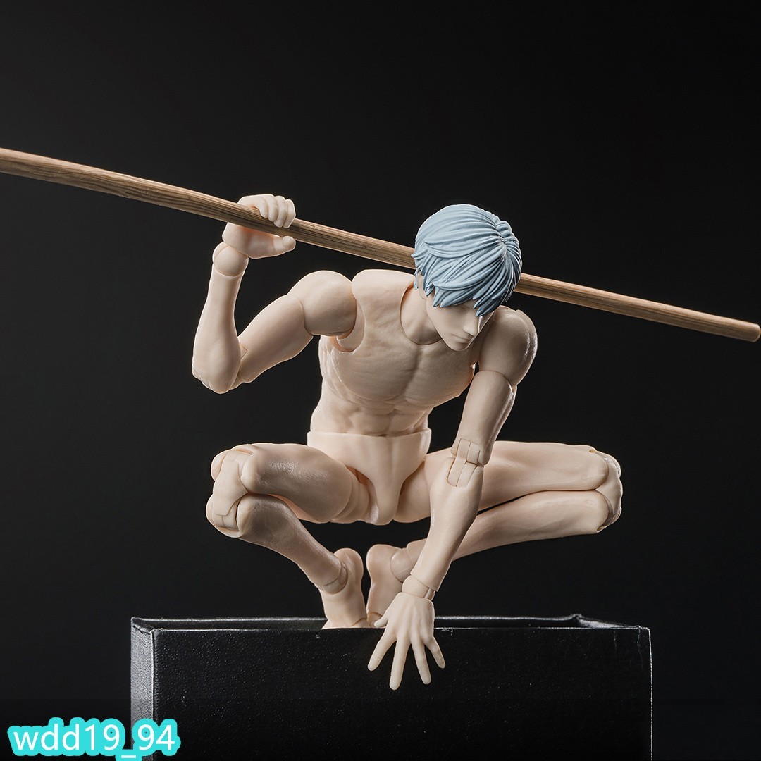 VTOYS X BMS VB002 1/12 Flexible 6&Prime;Action Figure Male Pale Joint Doll Body w/Head