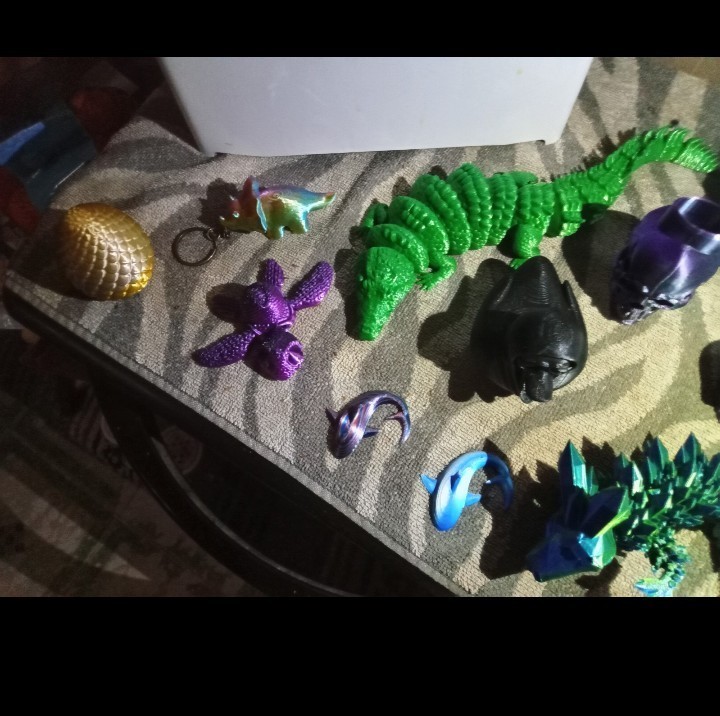 15 3-D Printed Handmade Figurines