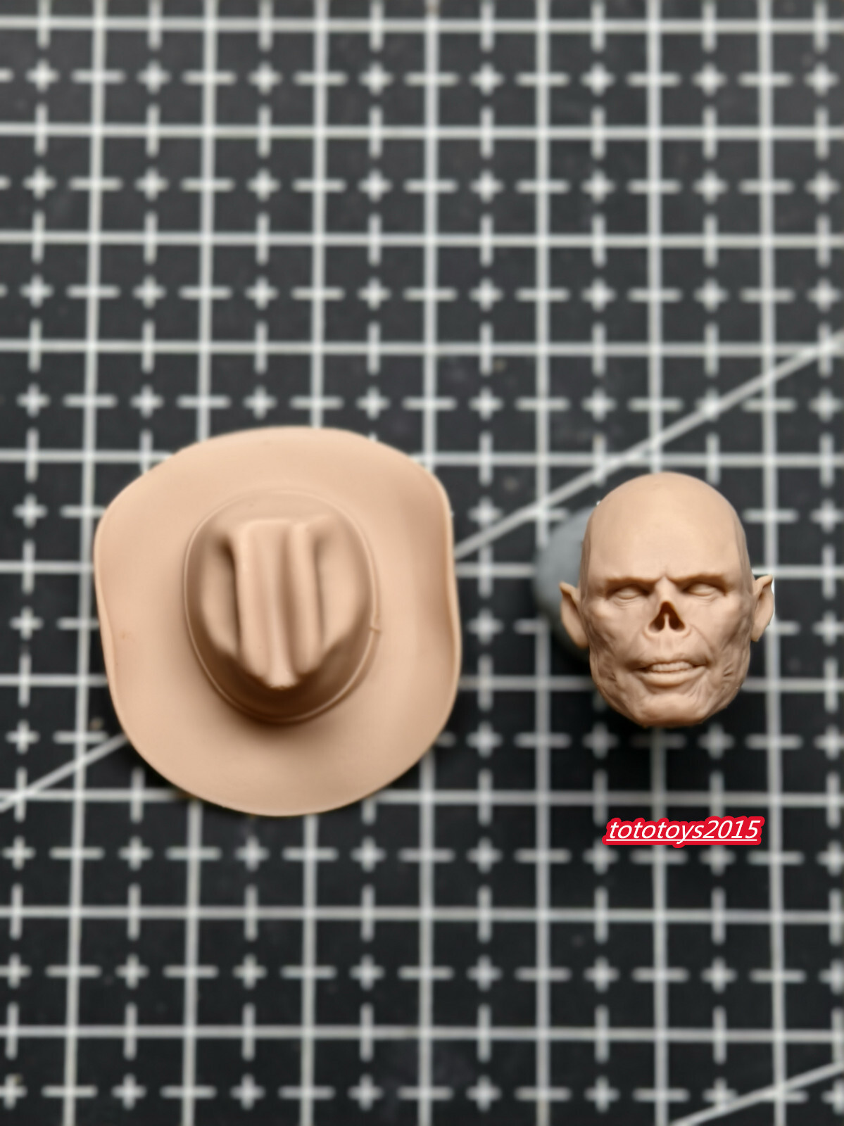 1:6 Head Sculpt Walton Goggins Hat Ghost For 12&Prime; Male Action Figure