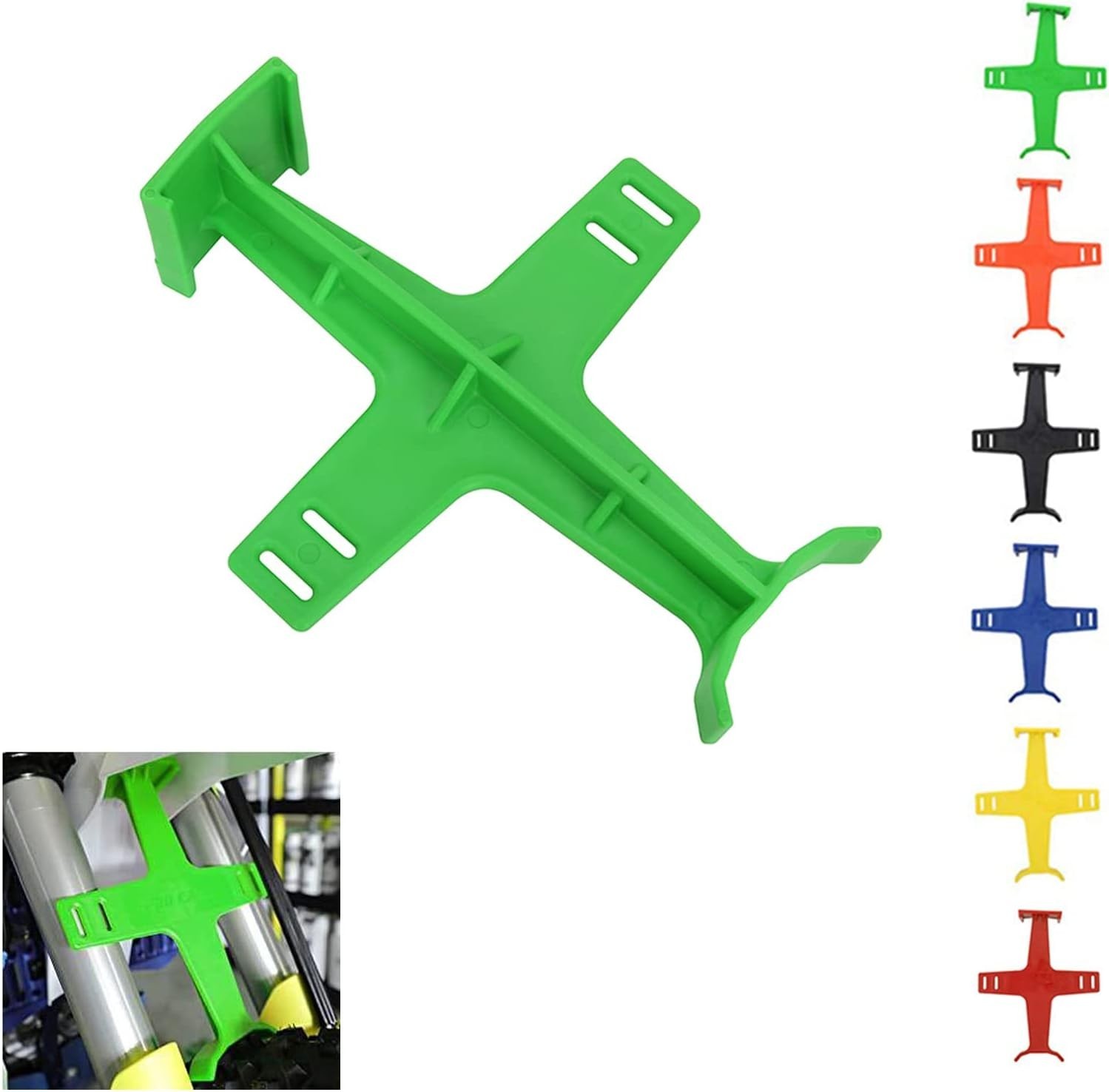 Universal Motorcycle Fork Guard Suspension Support Brace Transportation Tool Tie