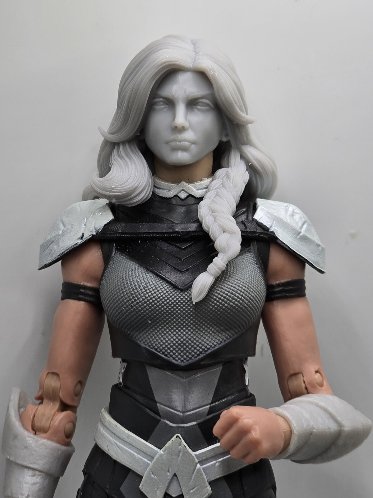3d Printed SONJA THE WARRIOR LARGE HEAD#1 1:10 7&Prime; SELECT DC MULTIVERSE SCALE