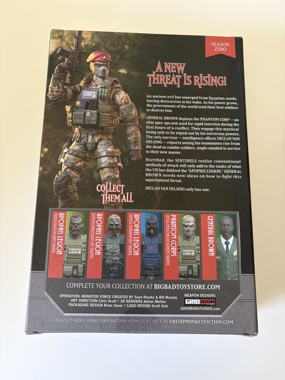 OPERATION MONSTER FORCE 6&Prime; 1:12 PHANTOM CORPS SPECIAL OPERATIONS DETACHMENT FIG