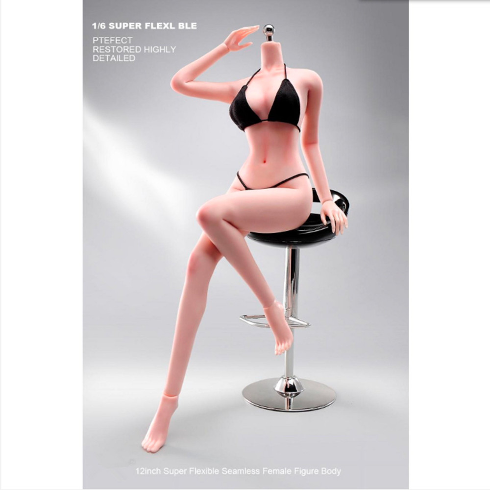 1/6 Normal Large Breast Super Flexible Seamless Body 12 » Makeup Female Figure