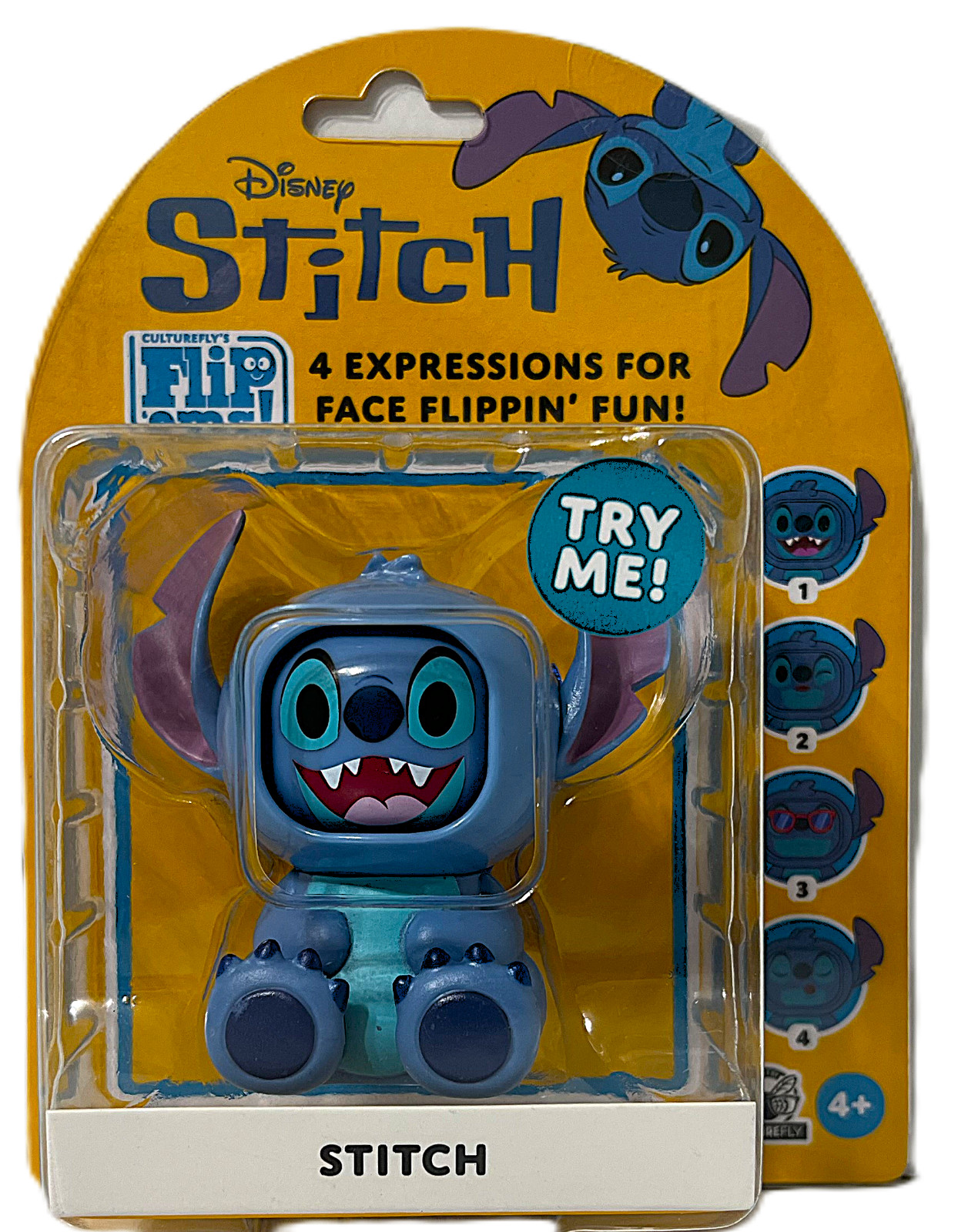 Disney Stitch Flip ems! 4 Expressions for Face Flippin&rsquo; Fun! Sensory Play NEW