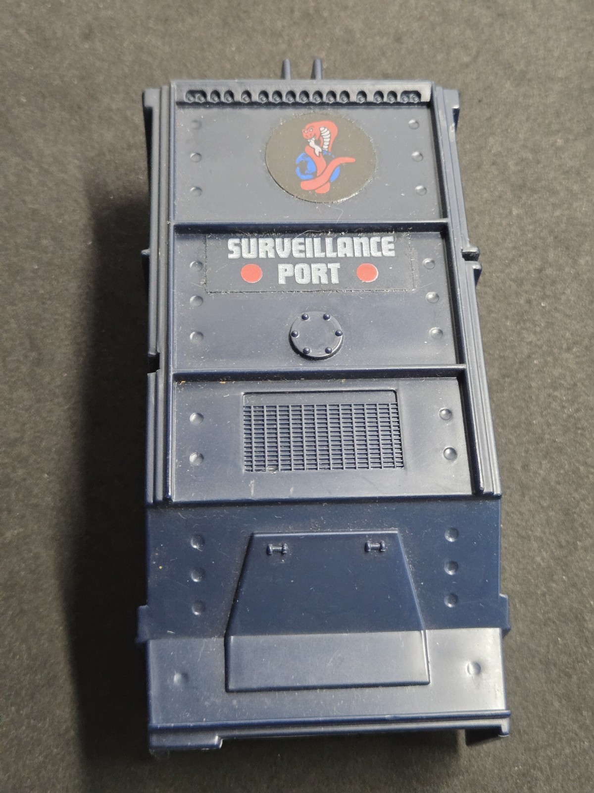 gi joe cobra surveillance port 1986 parts front wall