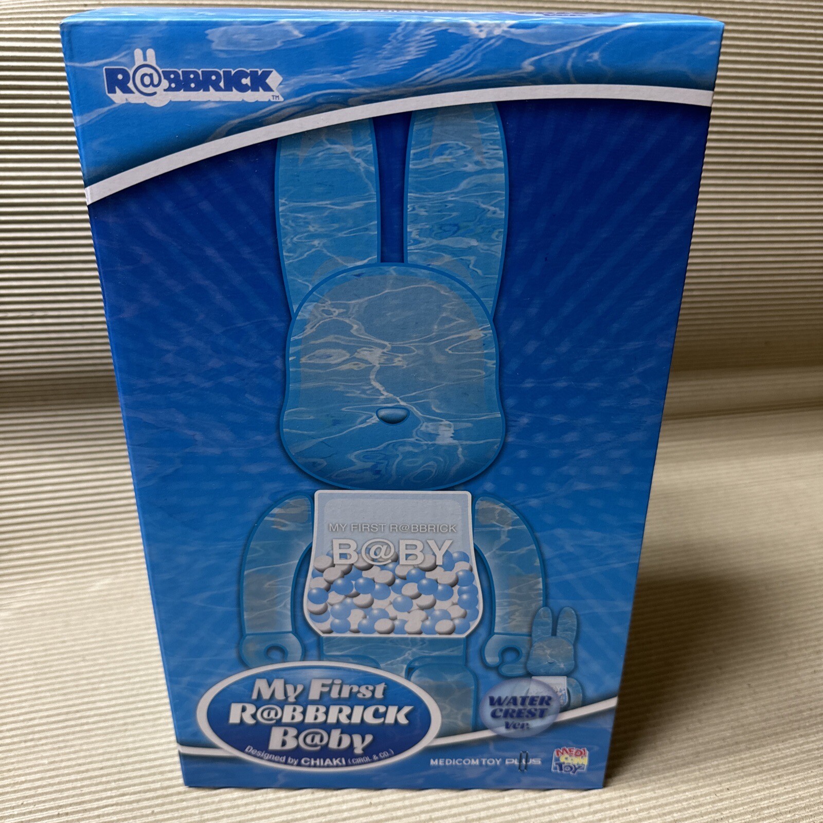 MY FIRST RABBRICK Baby 100% & 400% WATER CREST Ver. Chiaki R@bbrick Bearbrick