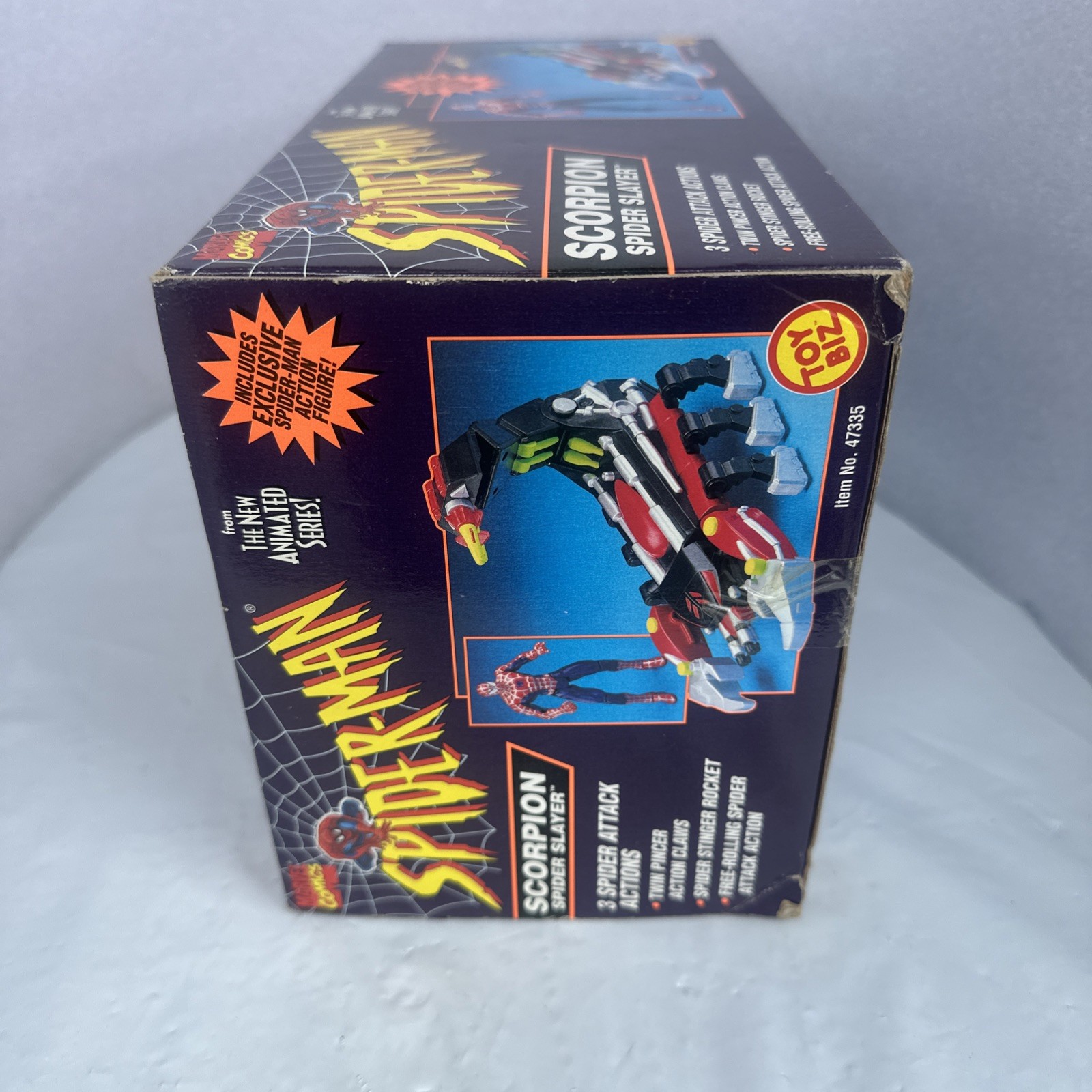 Spiderman Animated Series Scorpion Spider Slayer With Exclusive Spiderman Figure
