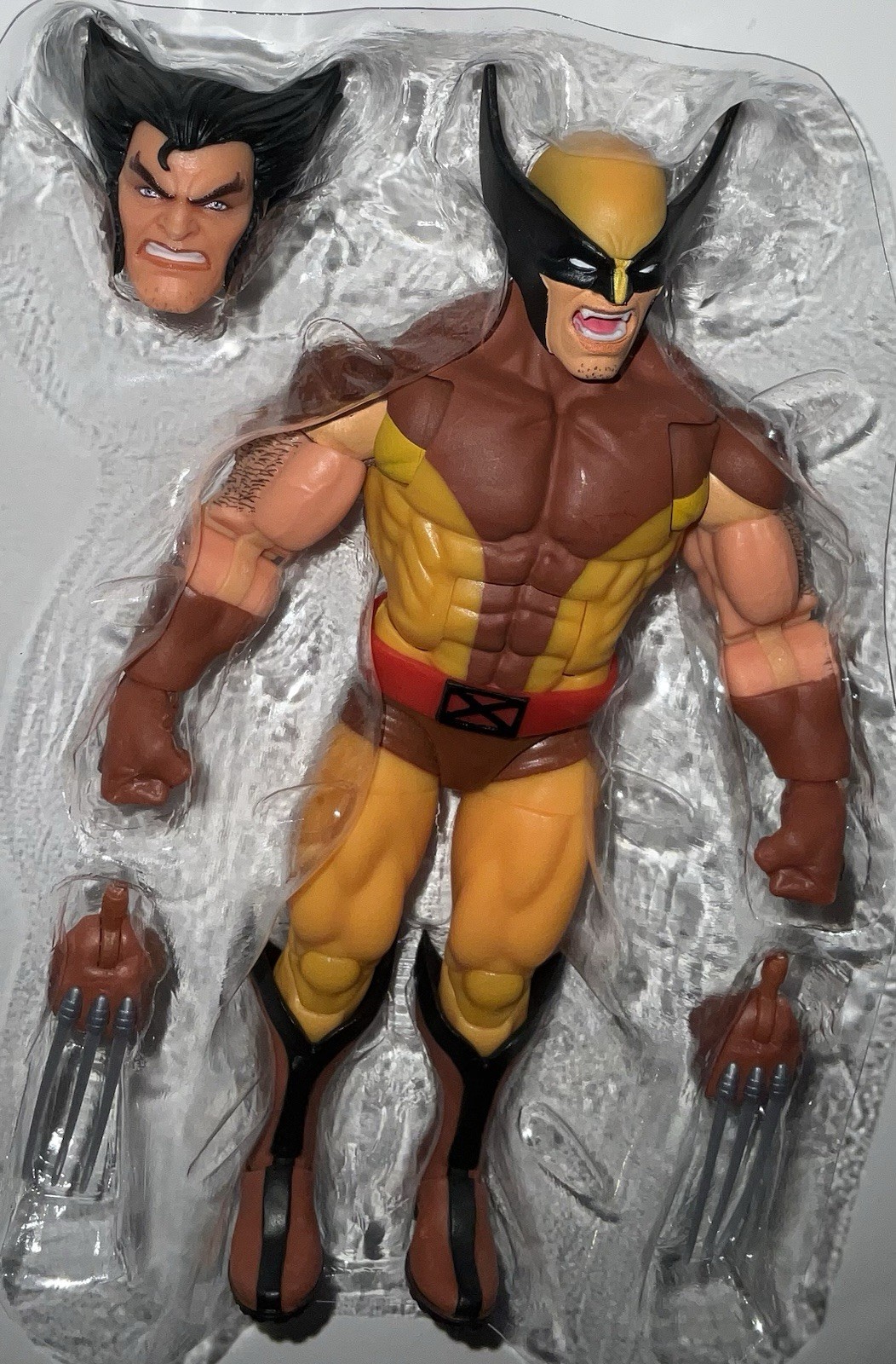 Marvel Legends WOLVERINE 6&Prime; Figure XMEN &rsquo;97 Animated Pulse Brown Suit