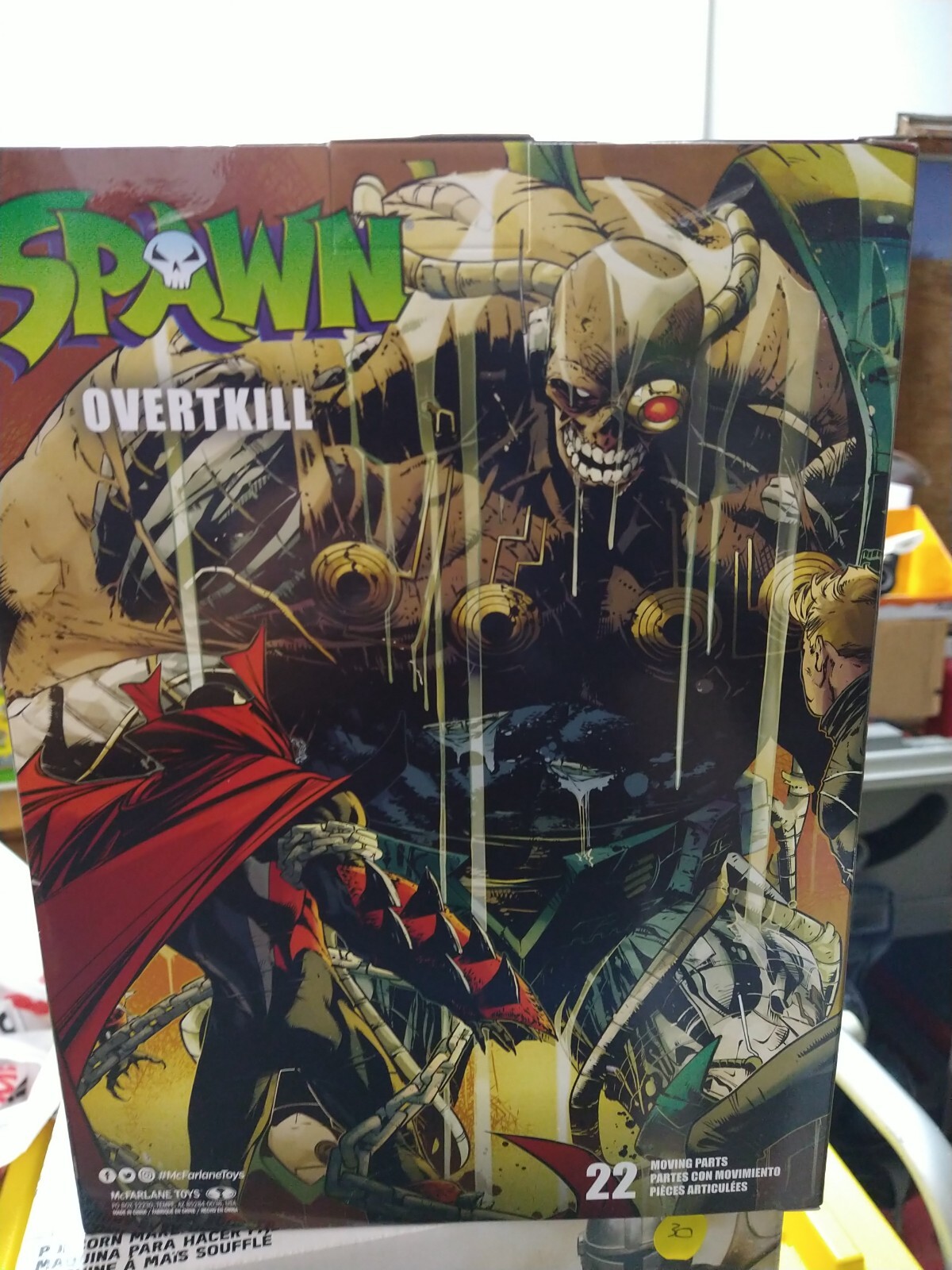 SPAWN OVERTKILL MEGAFIG 10&Prime; Action Figure McFarlane Toys IN STOCK NEW