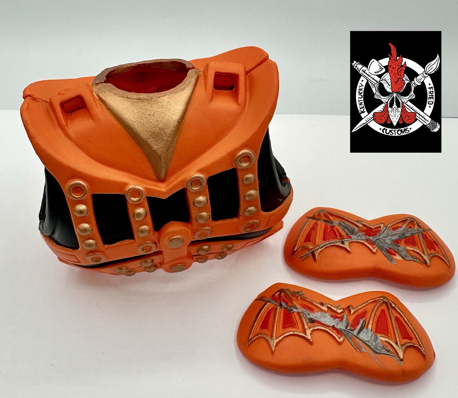 Compatible MOTU Classics HE-MAN FAKER BATTLE ARMOR CUSTOM SET