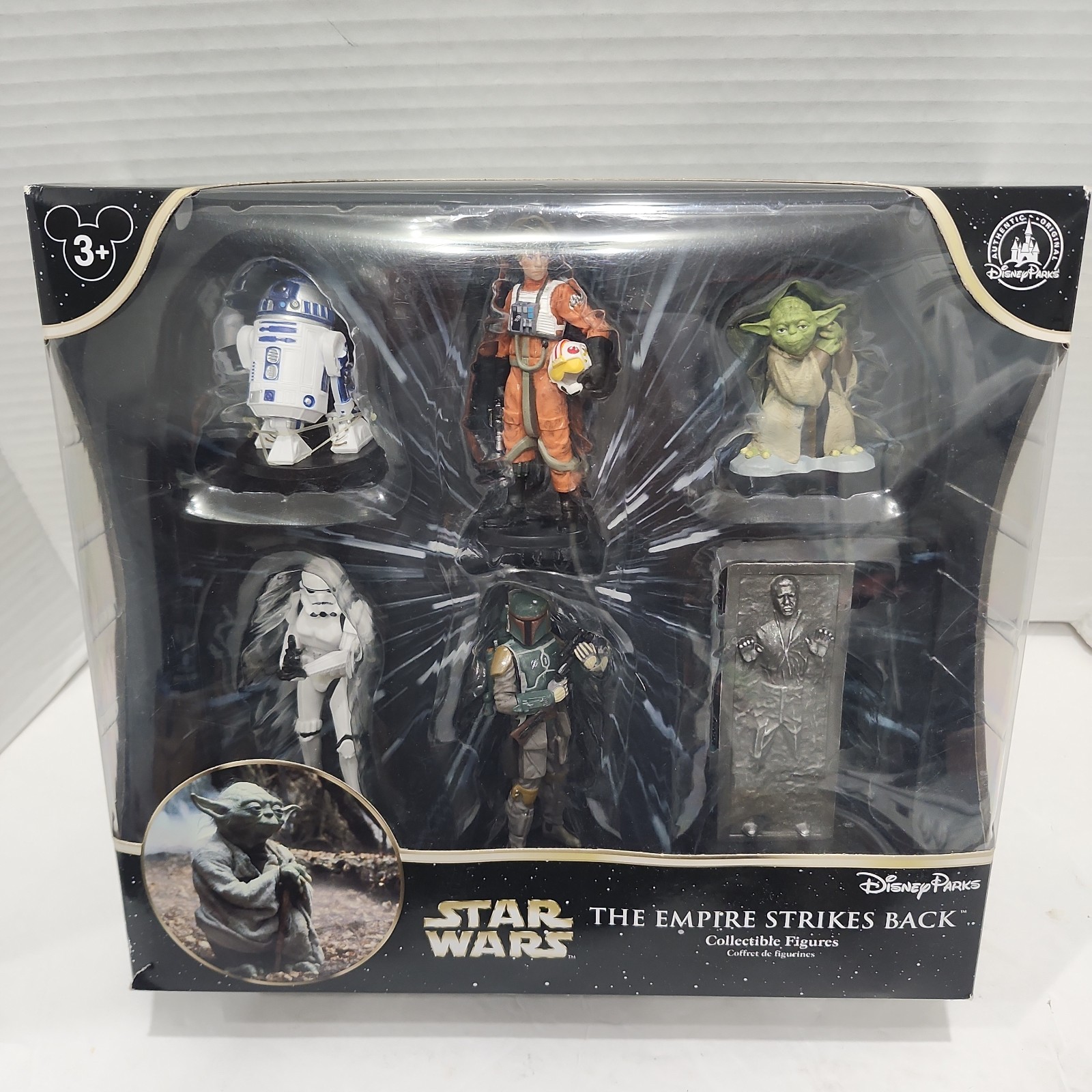 Disney Parks Exclusive Star Wars The Empire Strikes Back Figure Set Boba Yoda