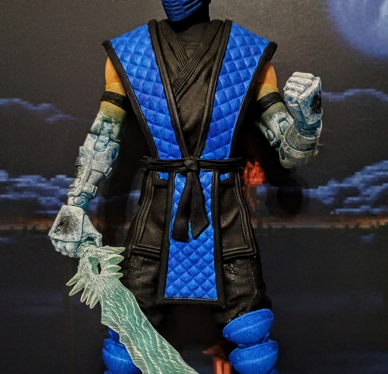 Custom Mcfarlane Mortal Kombat Klassic Kuai Liang Sub-Zero