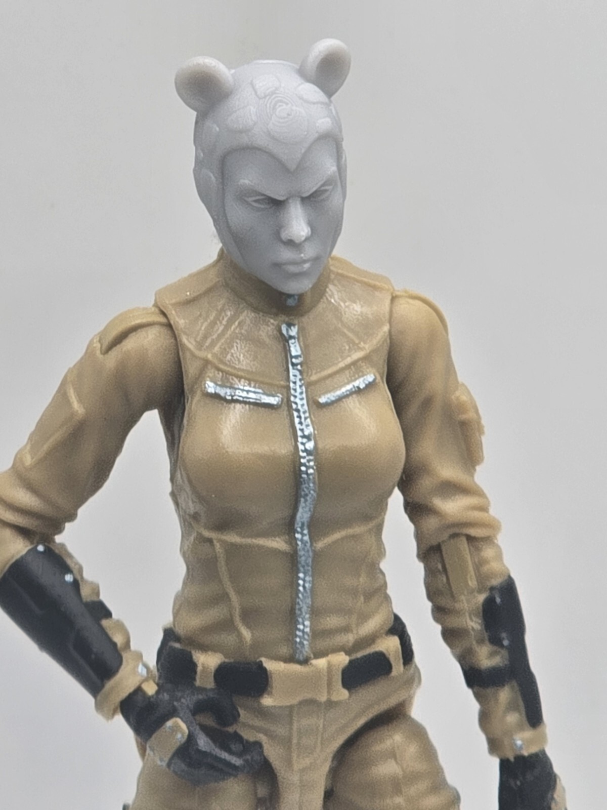 3d Printed CHEETAH Head #1 1:18 3 3/4&Prime; GI Joe 25th Anniversary B80