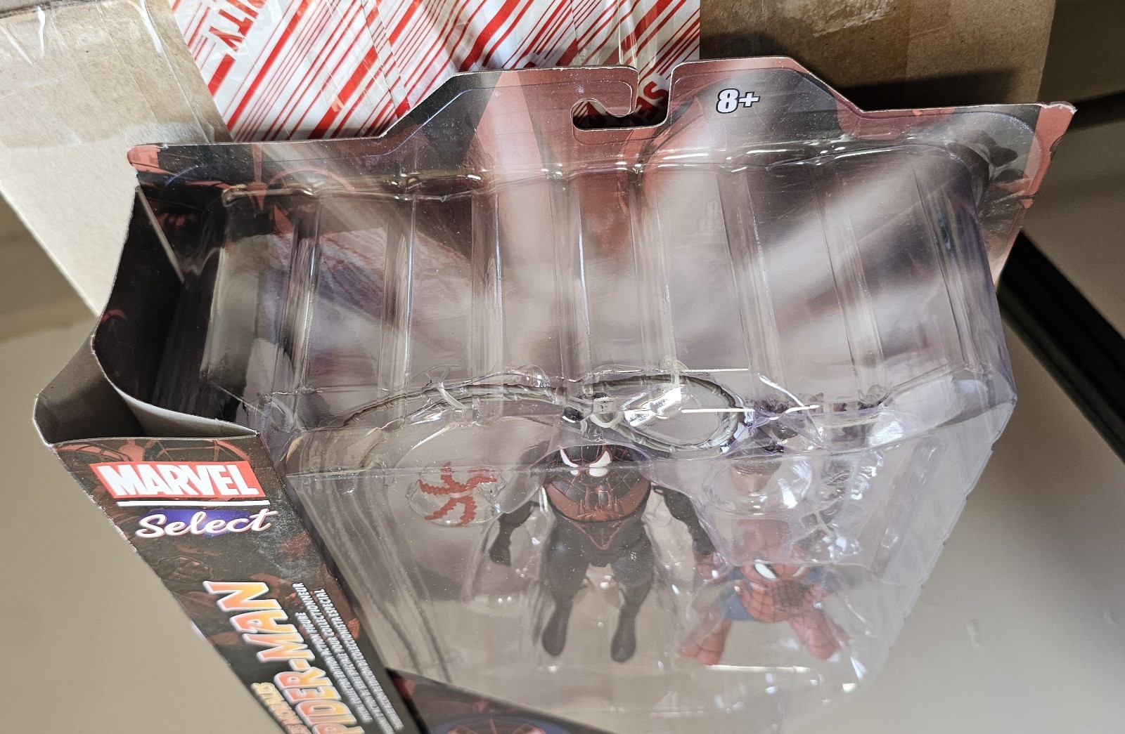 🕷️Marvel Select Miles Morales Spider-Man + Ham Duo Disney D23Expo NEW/SEALED