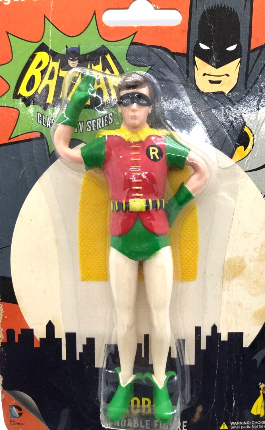 NJCroce Classic Batman Robin Bendable Toy Figure 1:13 Scale