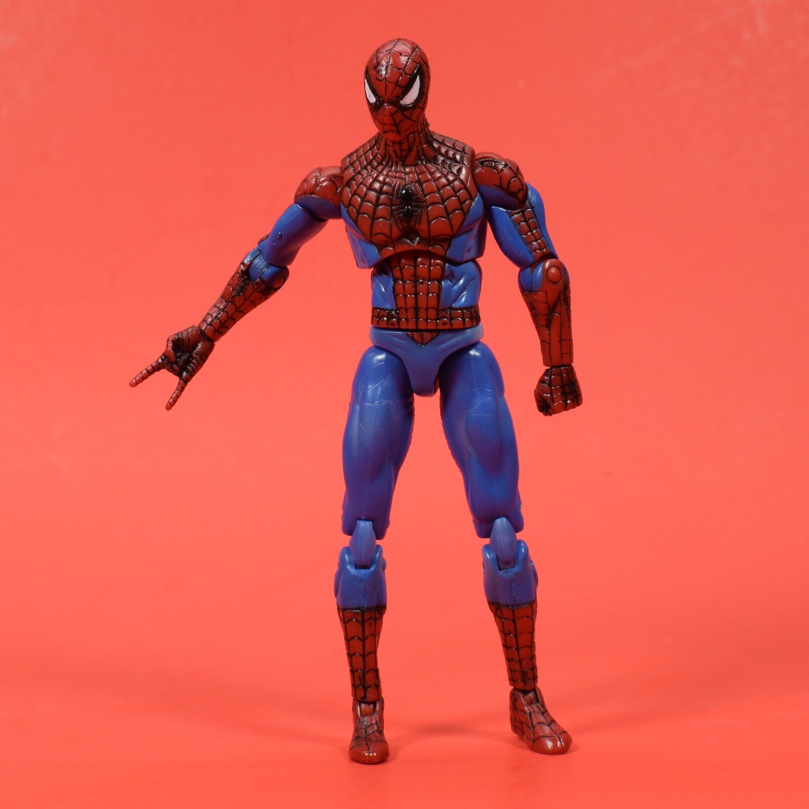 Marvel Universe 3.75&Prime; Legends Series 1 002 Red Blue Spider-Man As Shown SH22