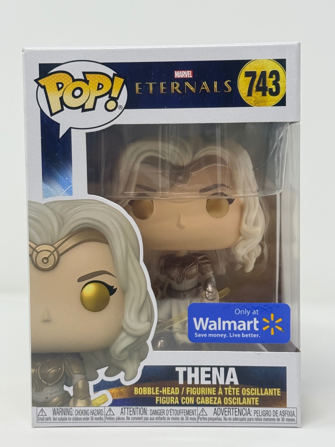 Funko Thena Marvel Eternals 3.75&Prime; Walmart Exclusive Bobble-Head Swords