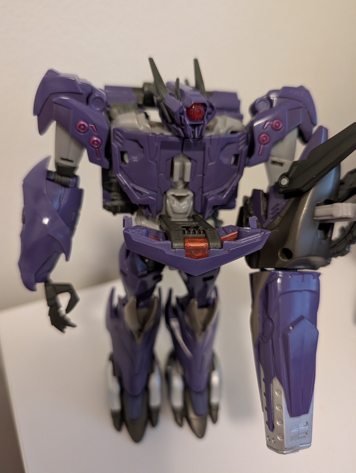 Transformers Prime Shockwave Beast Hunters Voyager Class Incomplete