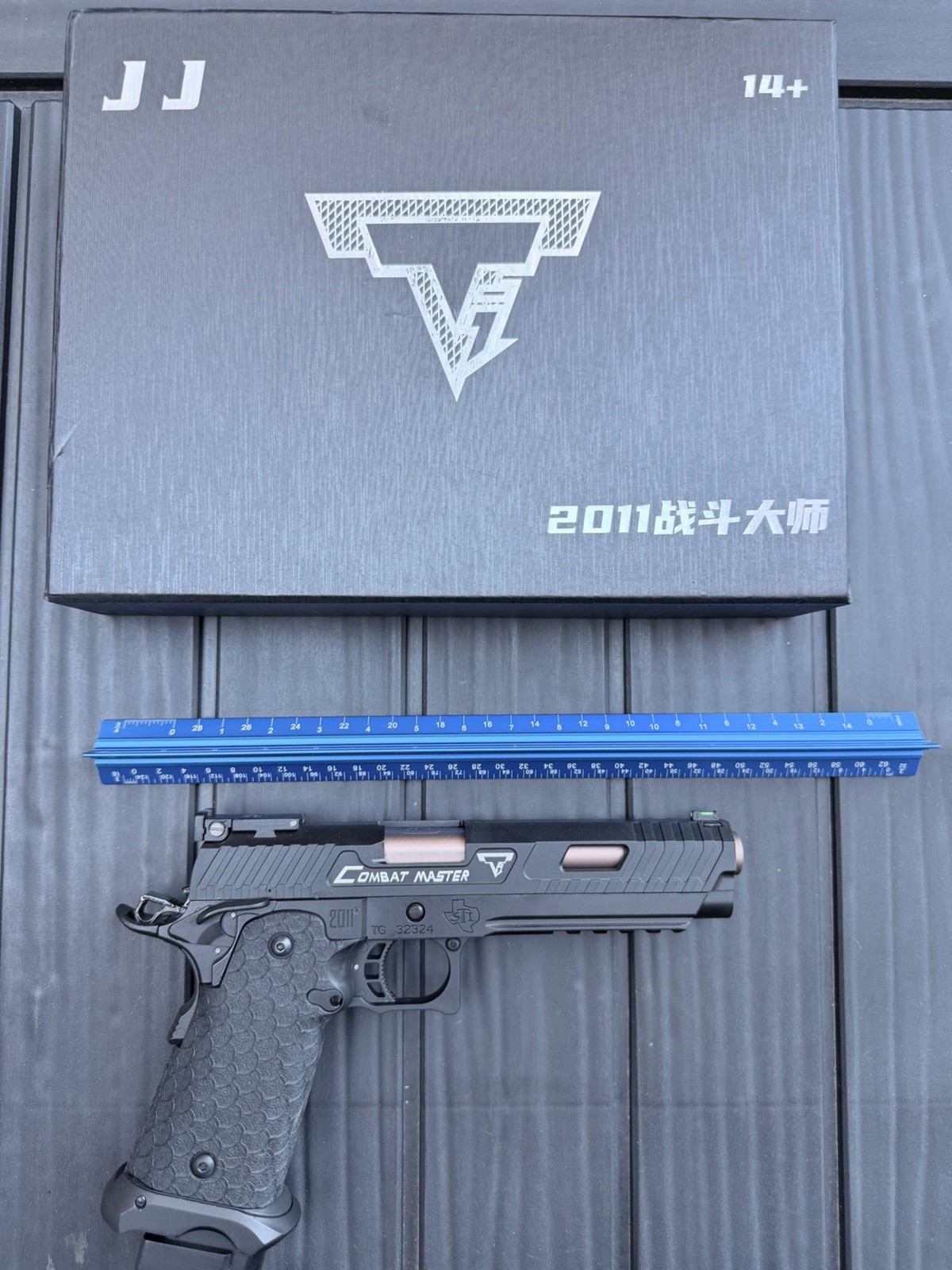 TTI Combat Master 1:1 metal gun Tarun Tactical John Wick toy pistol Super rare