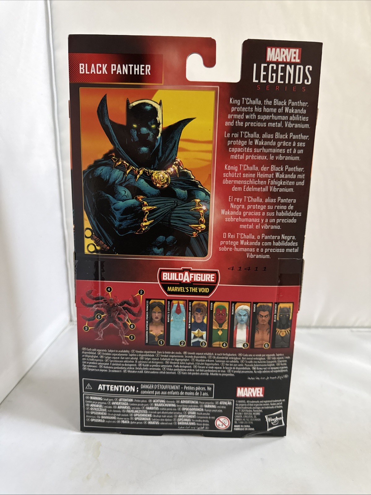 Hasbro Marvel Legends BAF: Marvel&rsquo;s Void-Black Panther Action Figure 2024 New